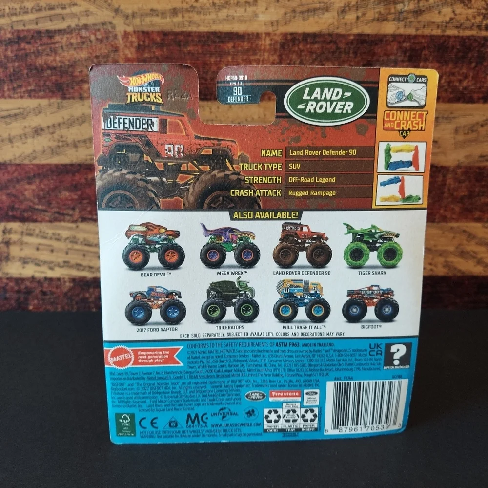 Land Rover Defender Monster Trucks Hotwheels